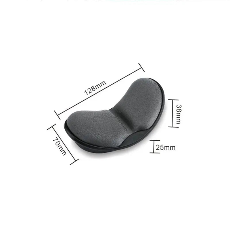 Non-Slip Memory Foam Mouse Wrist Pad, Ergonomic Support Wrist Pad, 3D Arc Design Easy Office Work,for Computer Notebook Desktops