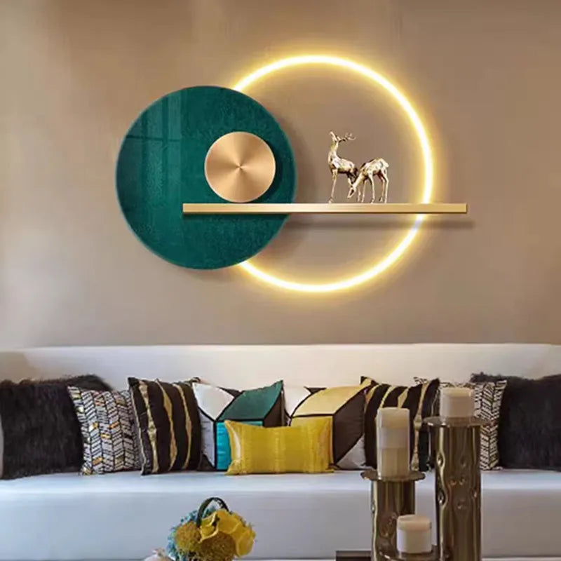 Multiple Styles LED Wall Light Sconce Colorful Metal Parlor Restaurant Bedside Modern Lamp Minimalist Art Deco Dropshipping