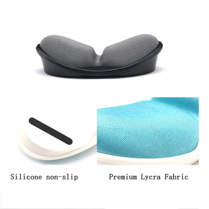 Non-Slip Memory Foam Mouse Wrist Pad, Ergonomic Support Wrist Pad, 3D Arc Design Easy Office Work,for Computer Notebook Desktops