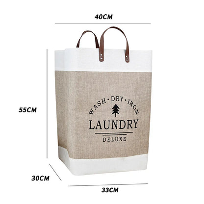 Large Capacity Laundry Basket Dirty Clothes Basket Fabric Laundry Basket Folding Storage Basket Household Storage Box Portable